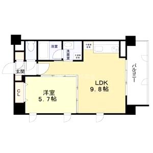 シュマン ヴェールの間取り図