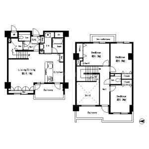デセンテ甲子園口の間取り図