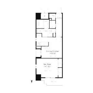 パークキューブ北浜の間取り図