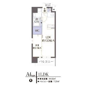 LE CEDRE 天神橋の間取り図