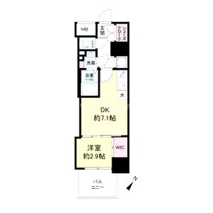 セレニテ神戸ミラクの間取り図