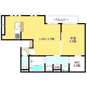 シャンデュノール・アネックスの間取り図