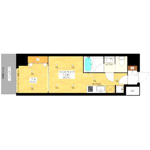 ブエナビスタ西天満の間取り図