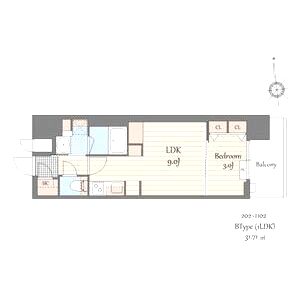 S-RESIDENCE天満橋arの間取り図