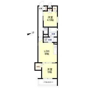 フォレストクリエオーレ宮前町弐番館の間取り図