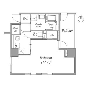 Uresidence Temmabashiの間取り図