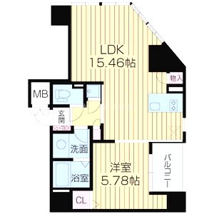 フォレステージュ西本町の間取り図