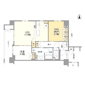 ソルレヴェンテ四条大宮の間取り図