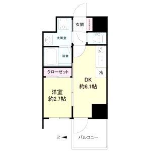 セレニテ新大阪グランデ ミリューの間取り図