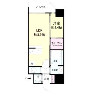 セレニテ新大阪グランデ ミリューの間取り図