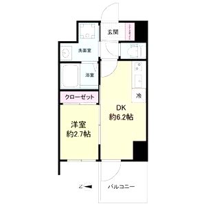 セレニテ新大阪グランデ ミリューの間取り図