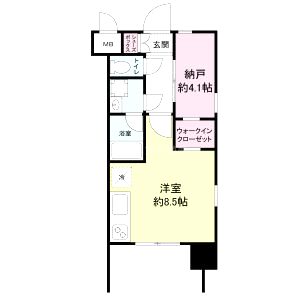 レジディア新大阪の間取り図