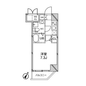エグゼ新大阪南の間取り図