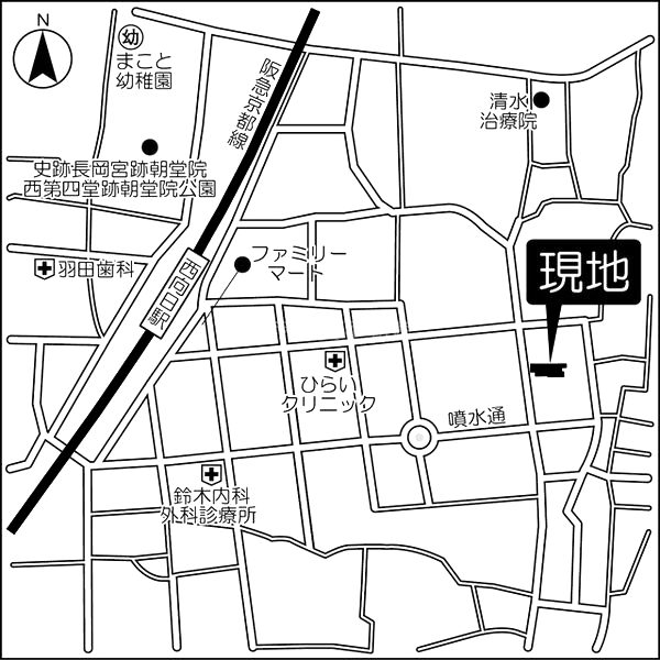 ハープアベニュー鶏冠井の外観2枚目
