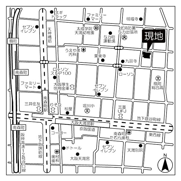 エルグレースタワー大阪同心の外観2枚目