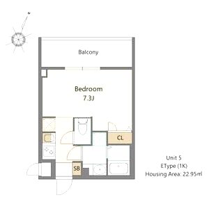 S-RESIDENCE阿波座bouncyの間取り図