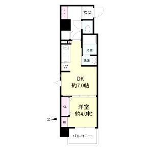 S-FORT都島内代の間取り図