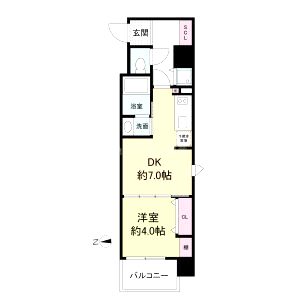 S-FORT都島内代の間取り図