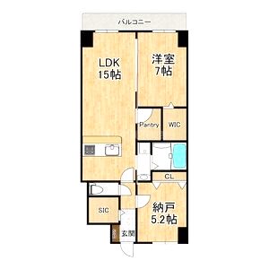 GROOVE上甲子園レジデンスの間取り図