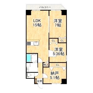 GROOVE上甲子園レジデンスの間取り図