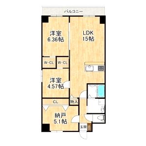 GROOVE上甲子園レジデンスの間取り図