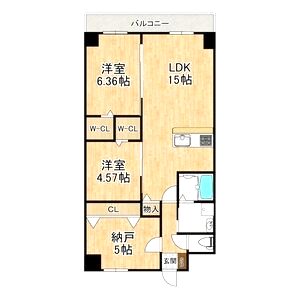 GROOVE上甲子園レジデンスの間取り図
