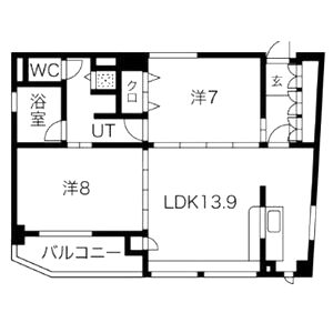 サザンウエストの間取り図