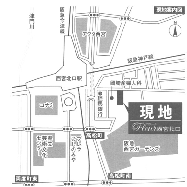 フルール西宮北口の外観2枚目