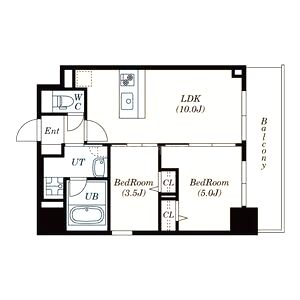 S-RESIDENCE福島diverseの間取り図