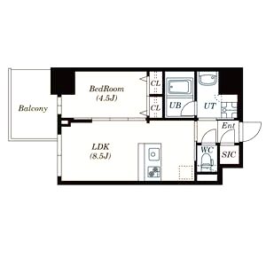 S-RESIDENCE福島diverseの間取り図