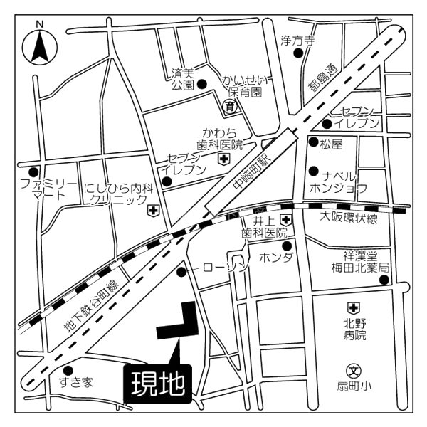 ロジュマンタワー梅田の外観2枚目