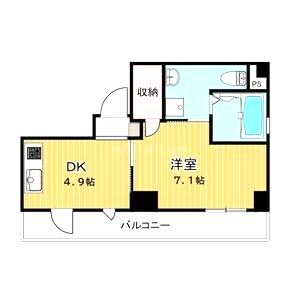 ビューノ三宮の間取り図