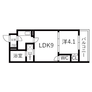 (仮称)  LIX 神戸松原通の間取り図