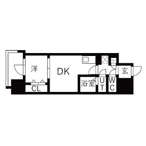 ソルテラス神戸栄町通の間取り図