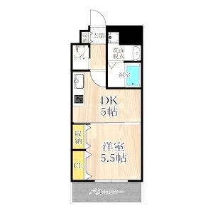 CITY SPIRE鶴見(セントアミー鶴見)の間取り図