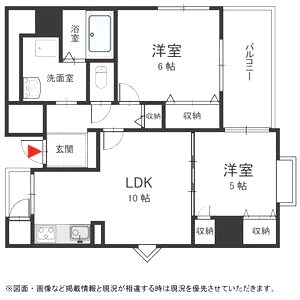 abitare Naniwa Inariの間取り図