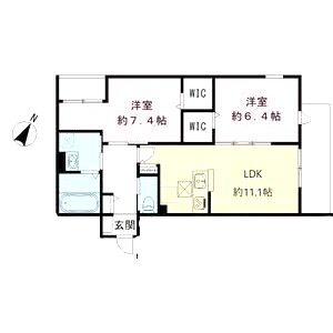 Confort yamato(コンフォール ヤマト)の間取り図