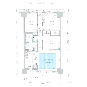 エステムコート香里園の間取り図