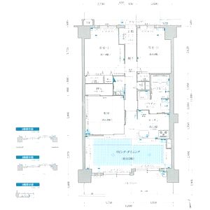 エステムコート香里園の間取り図