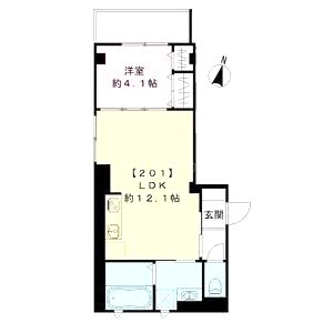 Verbena(ベルベーナ)の間取り図