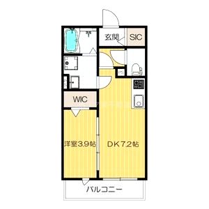 メゾンブランの間取り図