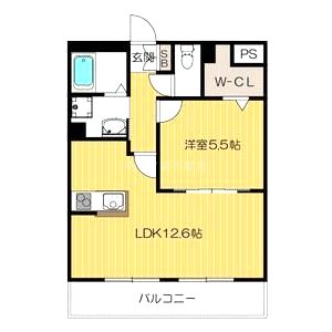エヴァーホワイトの間取り図