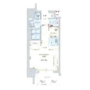 プレサンス梅田北デイズの間取り図