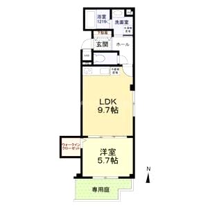 ベルフルールの間取り図