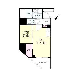 セレニテ神戸元町クレアの間取り図