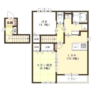 サンルイス高井田の間取り図
