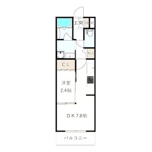 RIFF石橋阪大前の間取り図