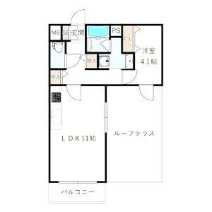RIFF石橋阪大前の間取り図