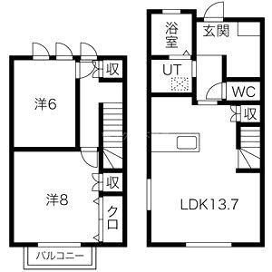 Comfort αの間取り図