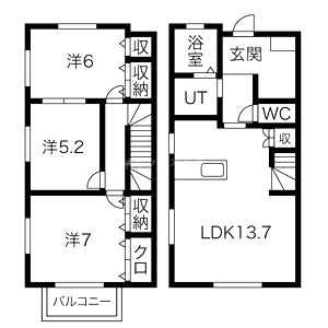 Comfort αの間取り図